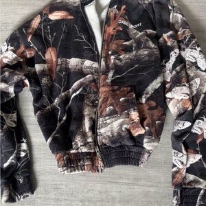 Darc Sport Black and Brown Zip Up Sweater